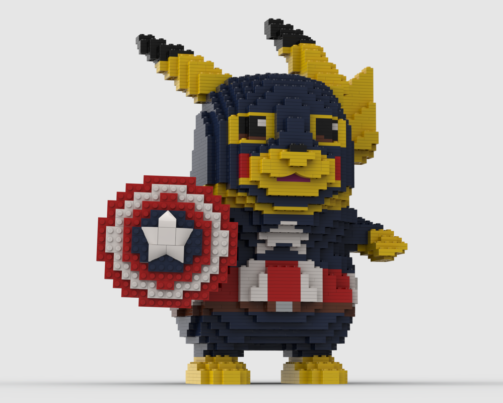 Lego Captain Amerikachu