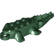 Animal Body Part, Alligator / Crocodile Body New Style / Dark Green