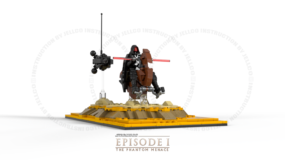 Lego Episode I Diorama : Bloodfin & D.Maul