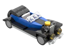 Blue 30s Roadster