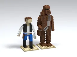 Han Solo & Chewbacca from tf11-1, instructions