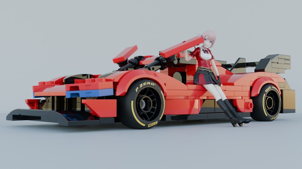 Lego Le Mans Hypercar Italian 499P