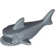 Animal Body Part, Shark Body with Three Gill Slits / Sand Blue