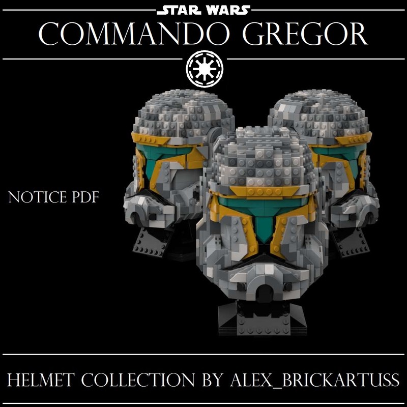 Lego Helmet Clone Commando Gregor