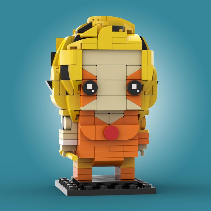 Lego Cheetara from Thundercats MOC Brickheadz
