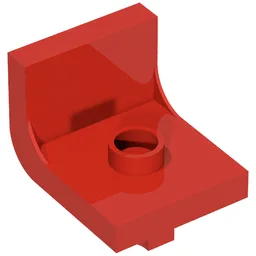 Duplo Chair 2 x 2 x 2 with One Stud / Red