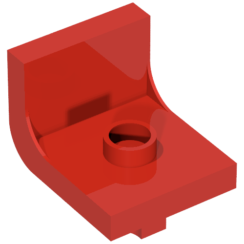 Lego Duplo Chair 2 x 2 x 2 with One Stud / Red