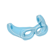 Lego Headwear Accessory Glasses / Goggles / Trans-Dark Blue