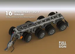 16 wheel heavy duty trailer