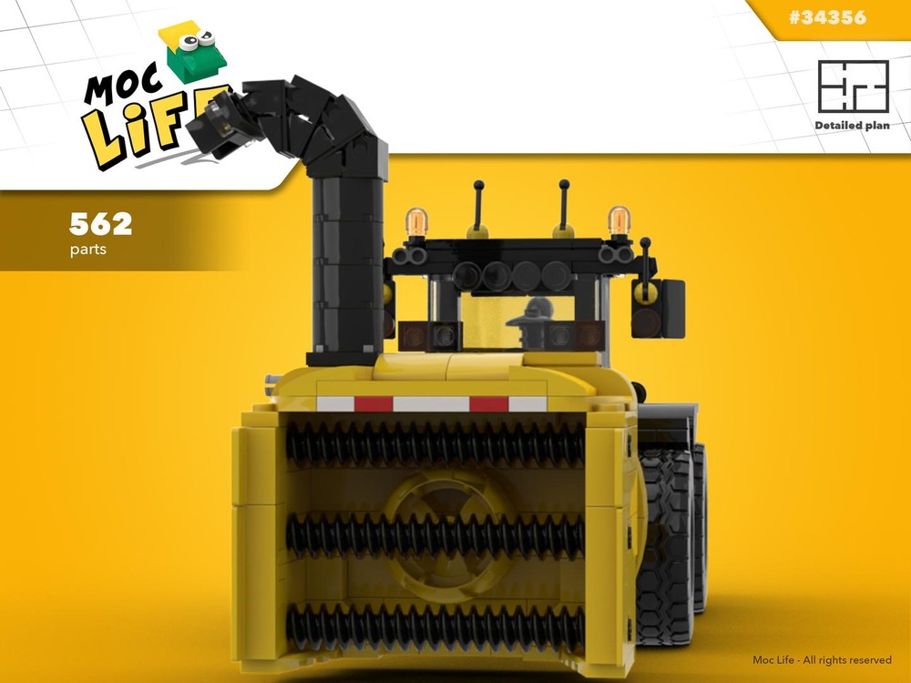 Lego Case loader snowblower