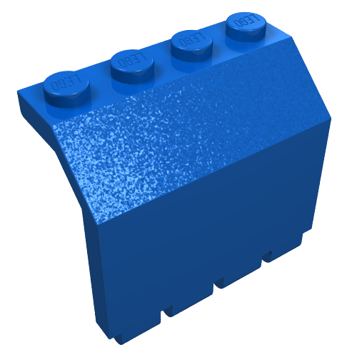 Lego Hinge Panel 2 x 4 x 3 1/3 / Blue