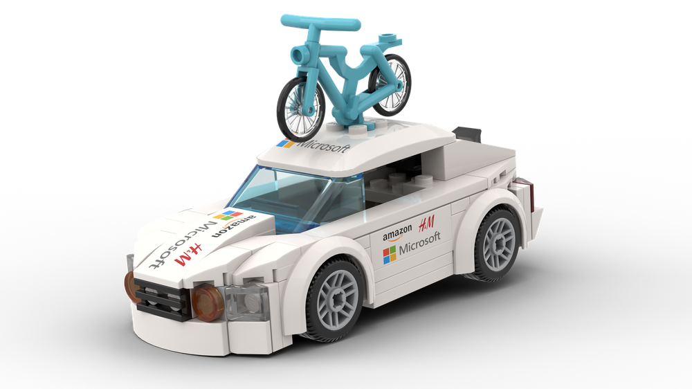 Lego Follow car Team-Microsoft (Tour de France)