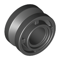 Lego Wheel 11 x 8 with Center Groove / Black