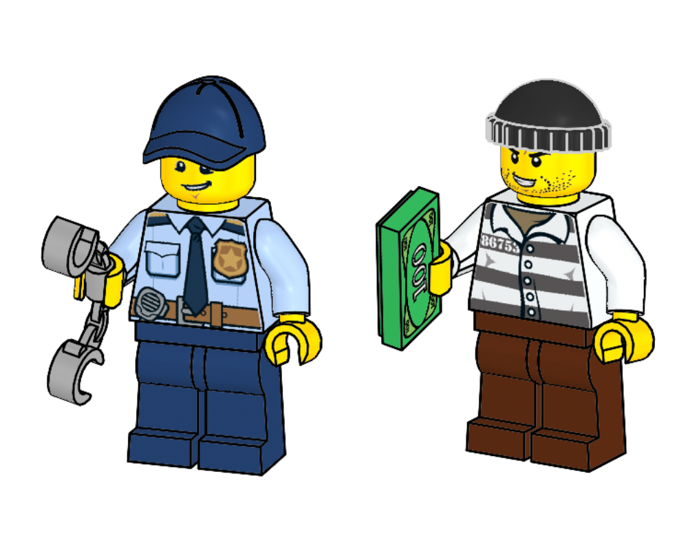Lego Policeman and Robber