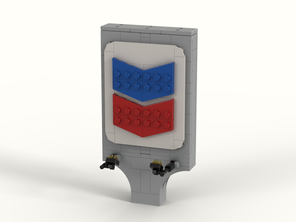 Lego Chevron Gas Sign