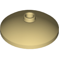 Lego Dish 3 x 3 Inverted [Radar] / Tan