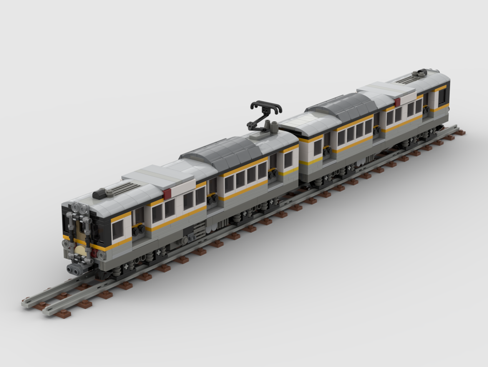 Lego Japanese commuter Train