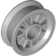 Lego Wheel Spoked 2 x 2 with Pin Hole / Light Bluish Gray