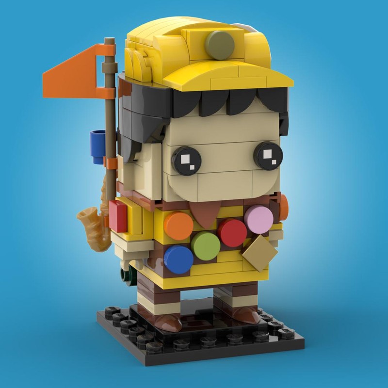 Lego Custom Russell Pixar Up Brickheadz