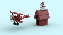 Snoopy vs Red Baron (mainly for JK Brickwork's "Pursuit of Flight")