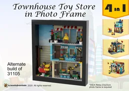 Townhouse Toy Store in Photo Frame (B Model)