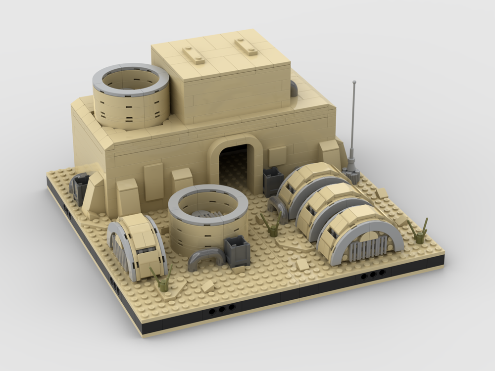 Lego Desert Power Plant #11 for a Modular Space desert village