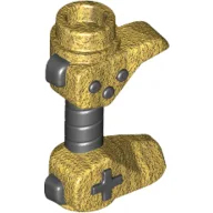 Game Controller / Weapon Hilt with Black Buttons Pattern / Pearl Gold