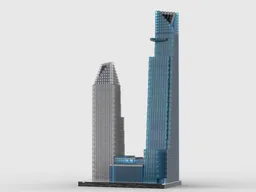 10 and 30 Hudson Yards at 1/650th Scale.