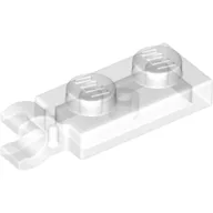 Plate Special 1 x 2 with Clip Horizontal on End / Trans-Clear