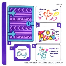 Sticker Sheet for Set 41169-1 / [No Color/Any Color]