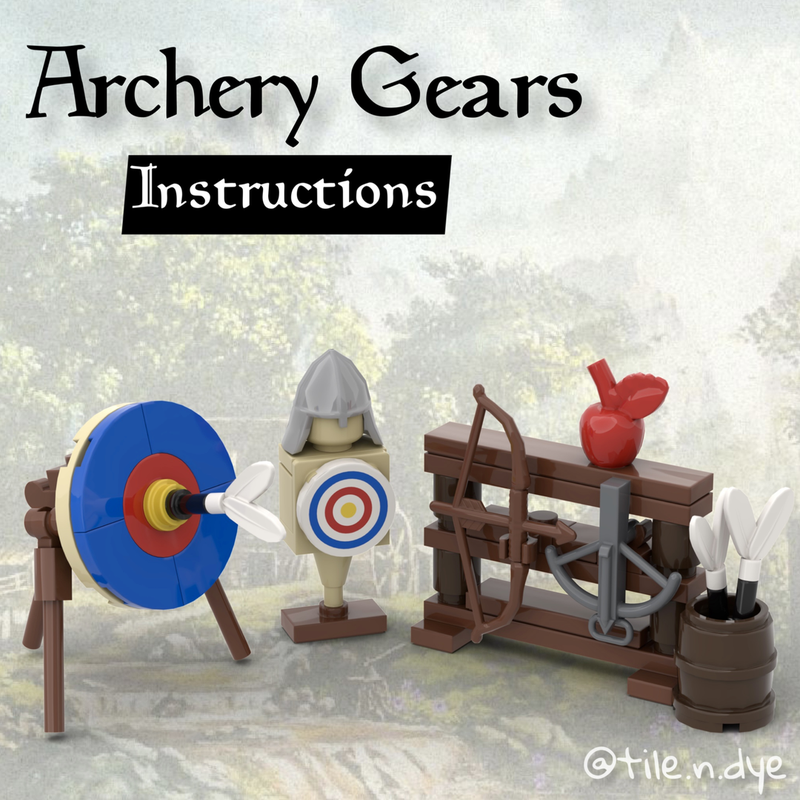 Lego ARCHERY GEARS - CASTLE/MEDIEVAL