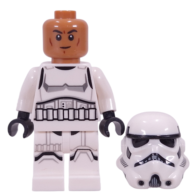 Lego Stormtrooper, Medium Nougat Head