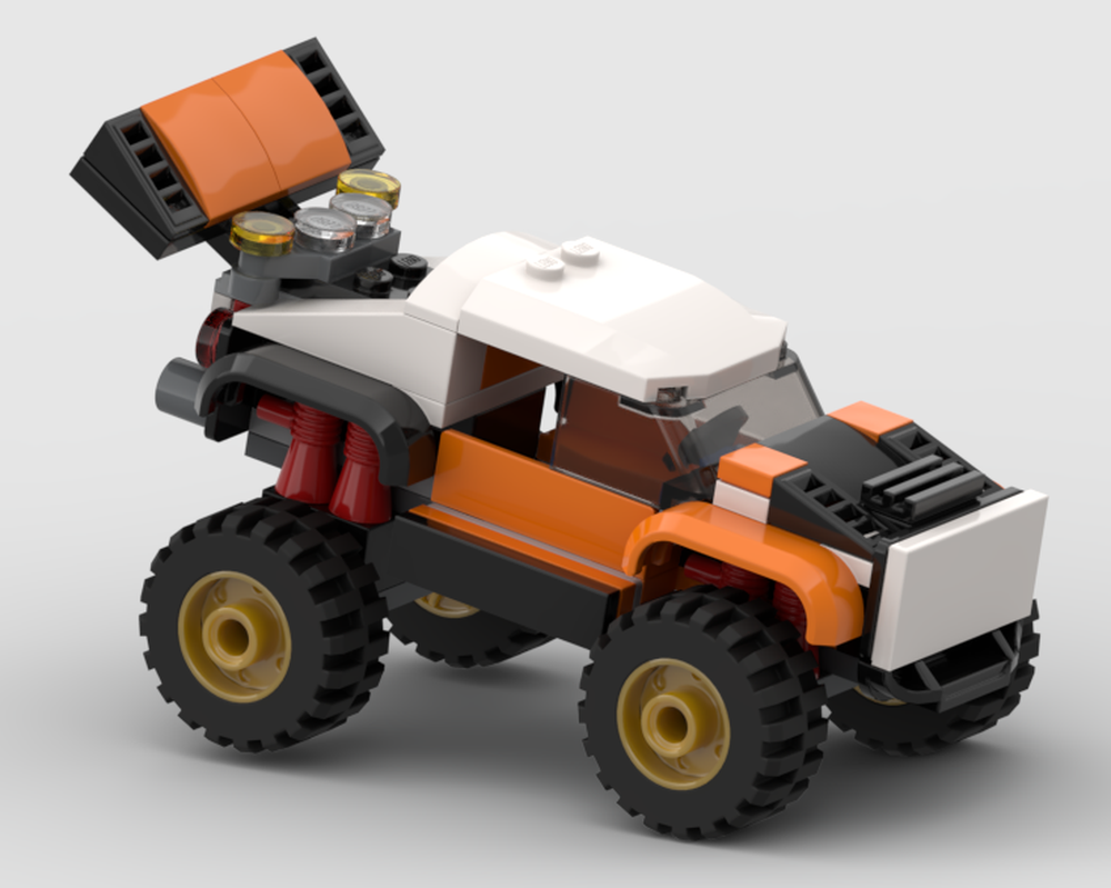 Lego monster stunt truck