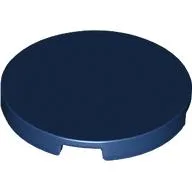 Tile Round 3 x 3 / Dark Blue