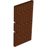 Door 1 x 5 x 8.5 Stockade / Reddish Brown