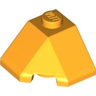 Lego Brick Wedged, Sloped 45° 2 x 2 Corner / Bright Light Orange