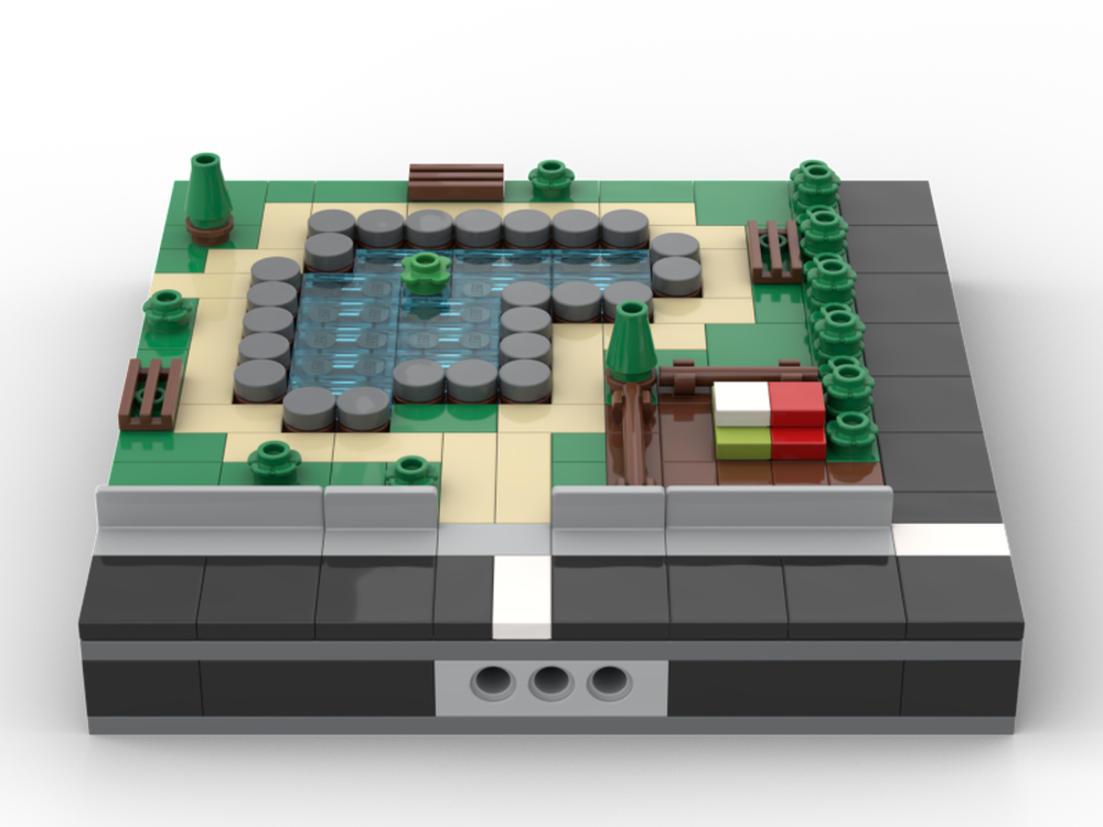 Lego Micropolis - Park (Right)