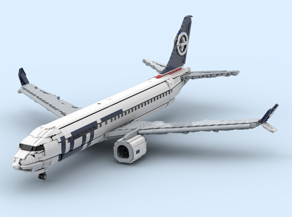 Lego Boeing 737 max 8 - LOT Polish Airlines
