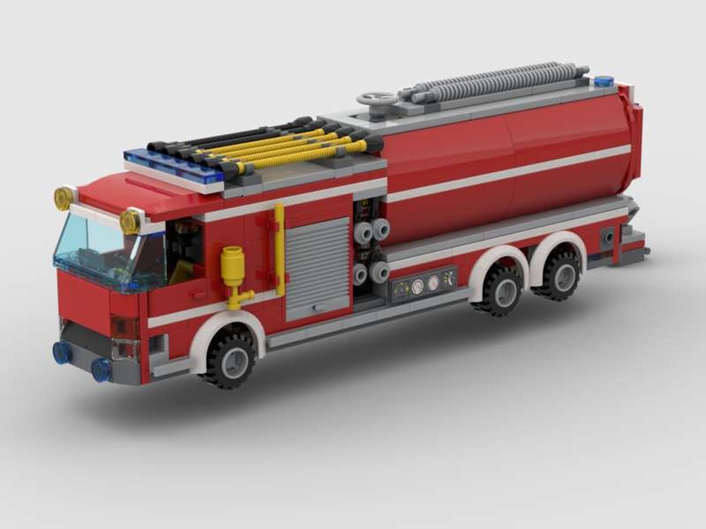 Lego Fire Response Unit Engine 2 - Tanker w Dual Sided Pump Bay