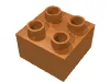 Duplo Brick 2 x 2 / Medium Nougat