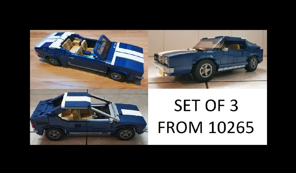 Lego 10265 Set of 3 Cars