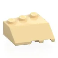 Brick Wedged, Sloped 45° 3 x 3 Left / Tan