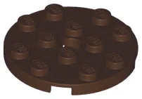 Plate Round 4 x 4 with Pin Hole