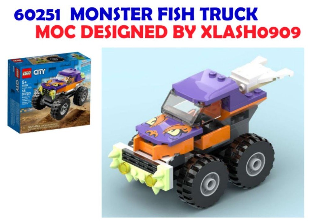 Lego 60251 MONSTER FISH TRUCK