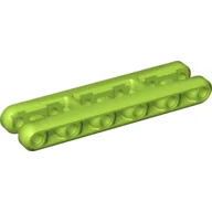 Technic Beam 3 x 11 Flexible Double / Lime