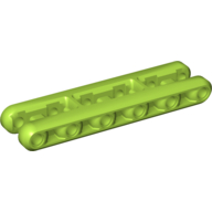 Lego Technic Beam 3 x 11 Flexible Double / Lime