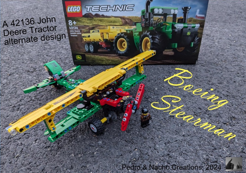 Lego Boeing Stearman (42136 John Deere Tractor)
