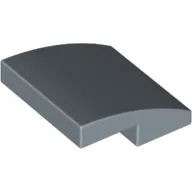 Brick Curved 2 x 2 x 2/3 / Sand Blue