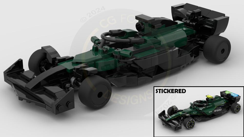 Lego F1 Aston Martin AMR25