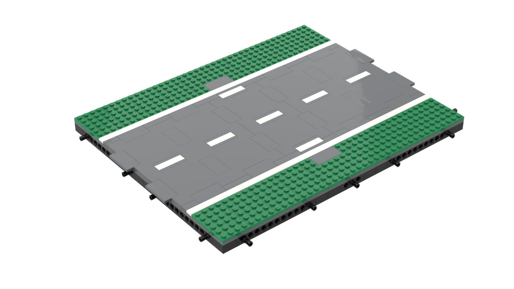 Lego Brick Builders Road System Walkway Roadside